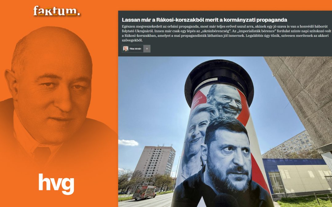 A kormányzati kommunikáció és Rákosi a HVG újságírójának tálalásában 