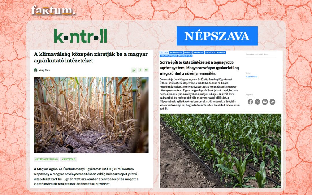 Felszámolja-e a kormány a klímaválság közepén az agrárkutató intézeteket?