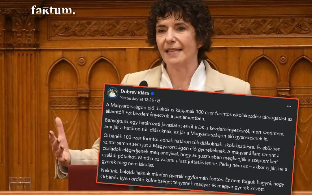 Valóban szinte semmit nem ad a kormány az anyaországi tanulóknak? – Iskolakezdési támogatások itthon és határon túl 