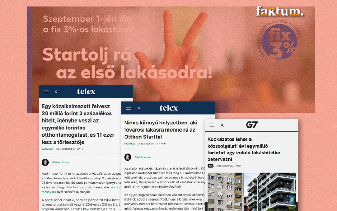 Nem „eladósítás”, hanem komplex támogatás – Mit nyújt a kormány a fiataloknak?