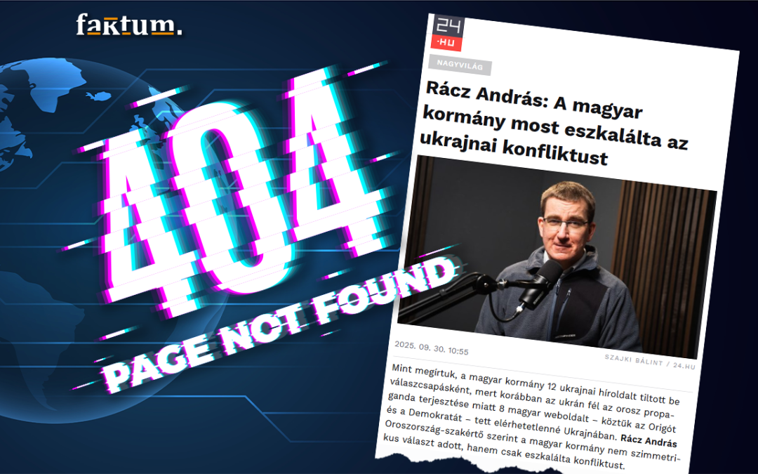 Valóban eszkalálta az ukrajnai konfliktust a magyar kormány? Rácz András szavai a mérlegen