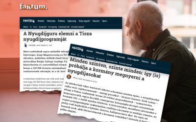Nyugdíjnarratívák harca: hogyan keretezi a Hírklikk a kormány és a Tisza Párt üzeneteit?