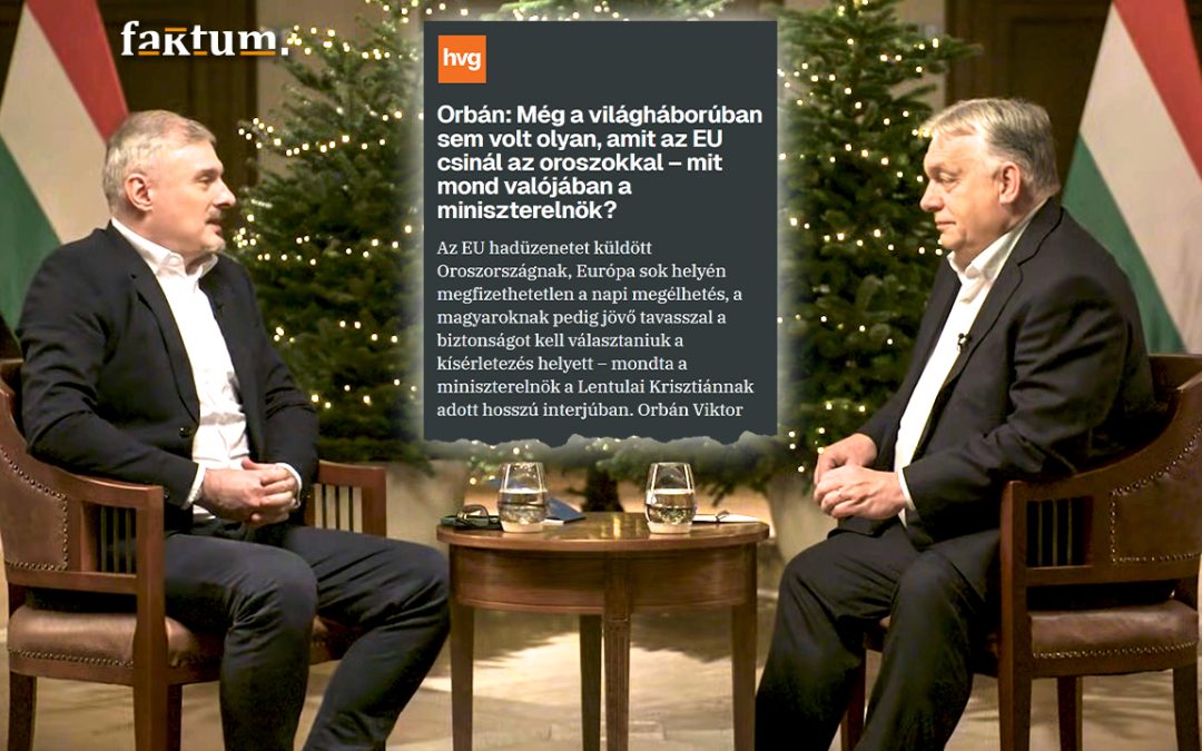 Mit olvasott a HVG a miniszterelnök sorai között?