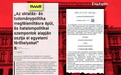 Megfélemlítés vagy szabályozott eljárás? – Hogyan dőlnek el az állami ösztöndíjas helyek