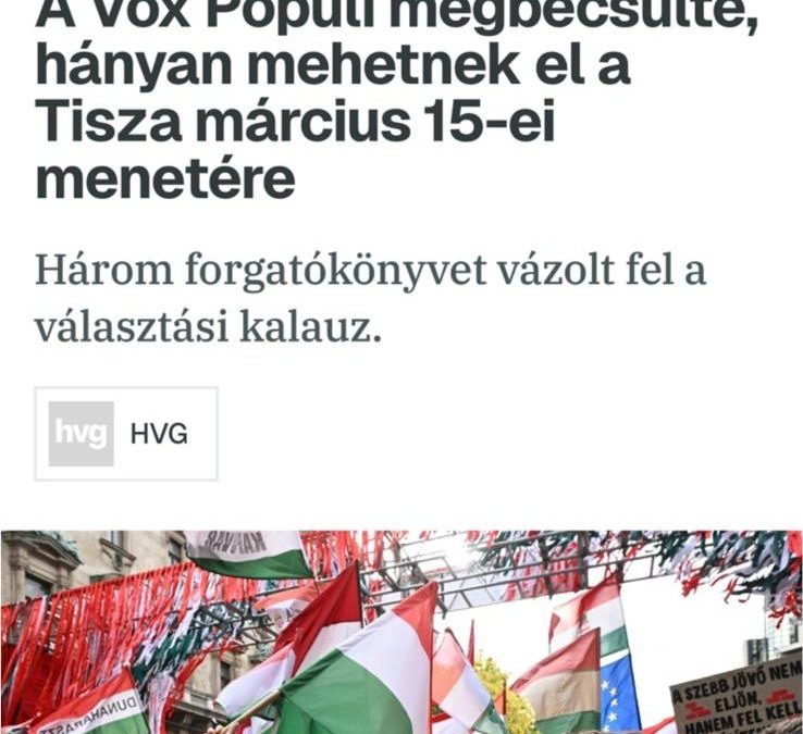 Megelőző csapás – A Vox Populi előre hirdetett eredményt