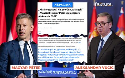 Mit mondott valójában Magyar Péter Vučićról, és hogyan reagált erre a szerb elnök?